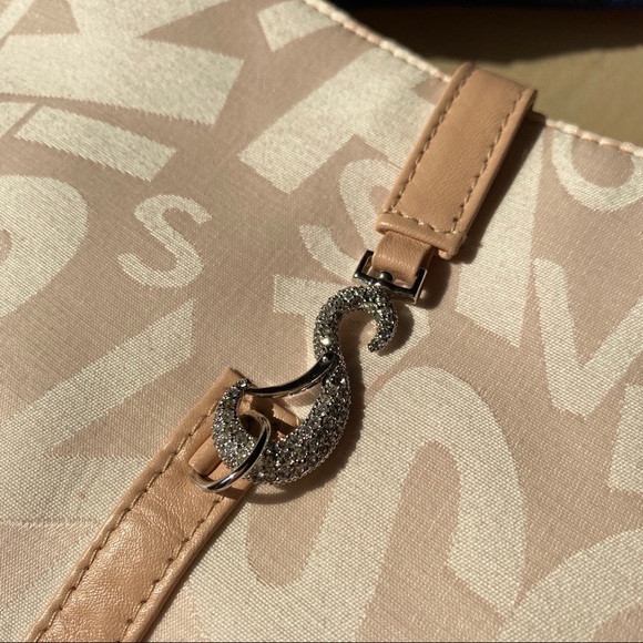 swarovski crystal blush white evening purse - Picture 4 of 11